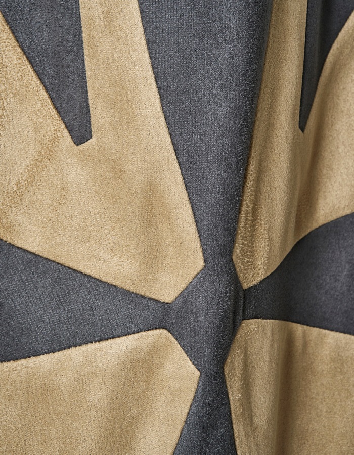 Scissors Patchwork Trousers / beige