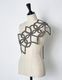 Snowflake Bond Yarn Belt / silver