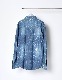Remake Bleach Denim Shirt / indigo