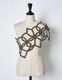 Snowflake Bond Yarn Belt / gold