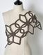 Snowflake Bond Yarn Belt / gold
