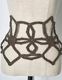 Snowflake Bond Yarn Belt / gold