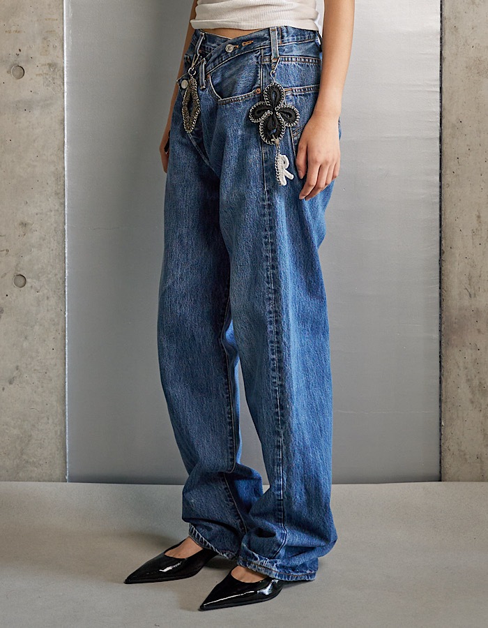 Remake Denim Trousers / blue | REMAKE | RUMCHE OFFICIAL ONLINE STORE