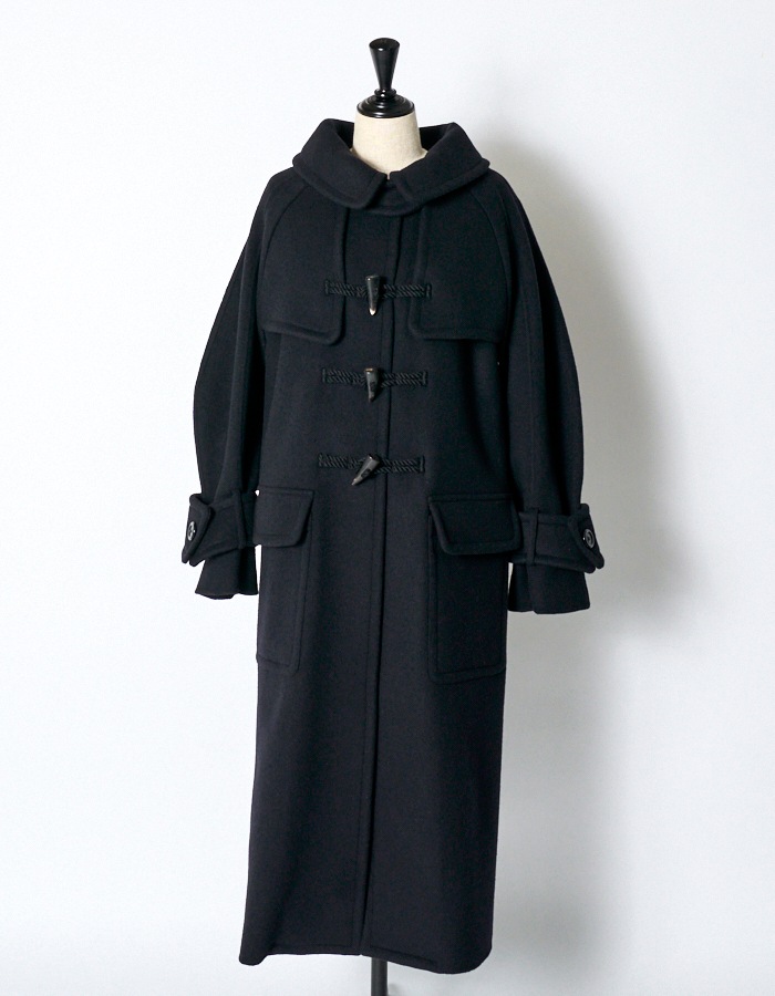 River Duffle Coat / black