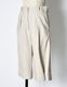 Side Button Half Pants / beige