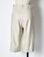 Side Button Half Pants / beige
