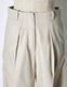 Side Button Half Pants / beige
