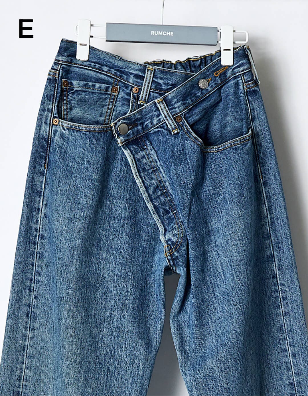 タグ付き未使用★RUMCHE^_^リメイクデニムトラウザーパンツ Remake Denim Trousers / medium blue | REMAKE | RUMCHE OFFICIAL