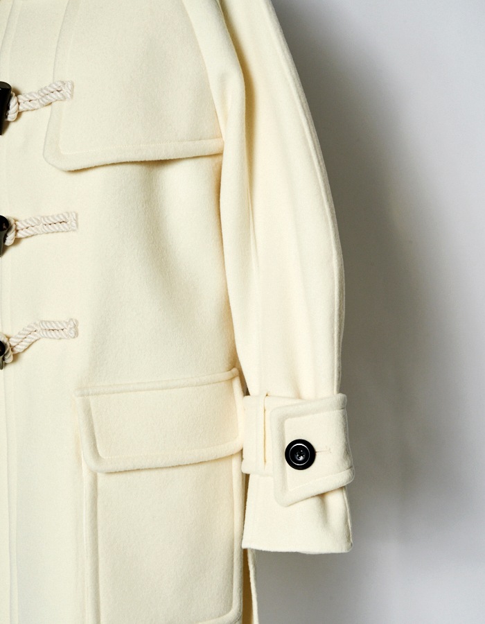 River Duffle Coat / white