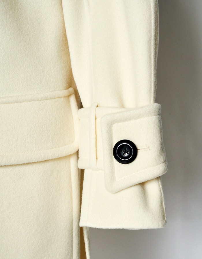 River Duffle Coat / white