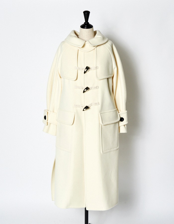 River Duffle Coat / white