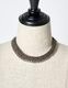 Chain Bond Yarn Choker / gold