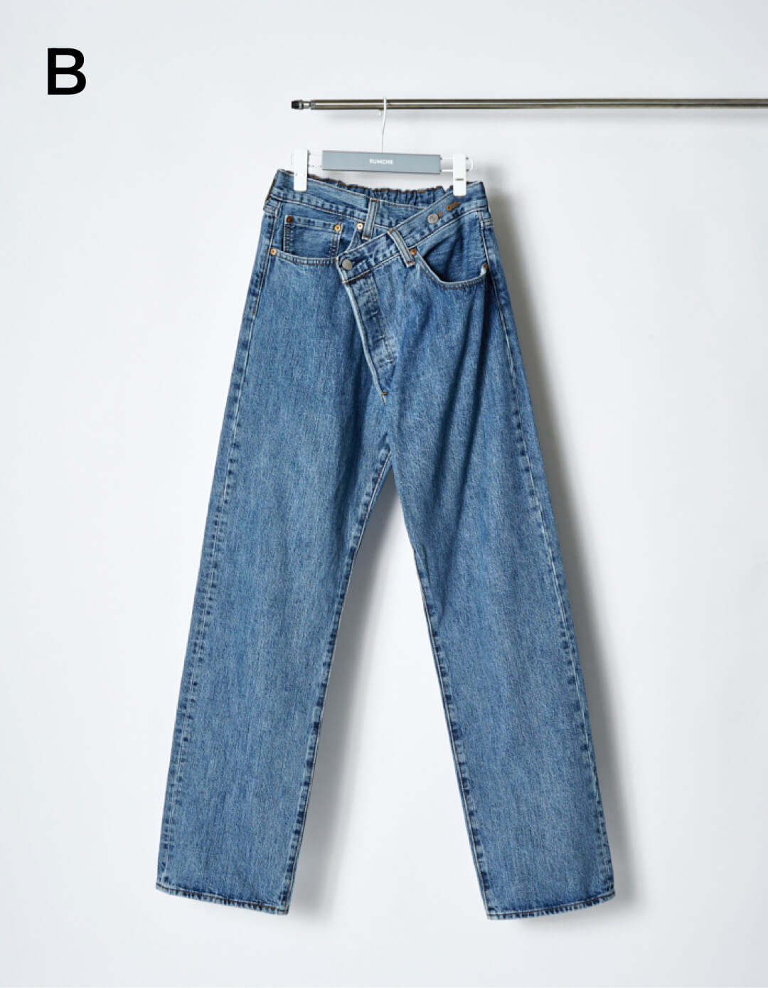 Remake Denim Trousers / medium blue