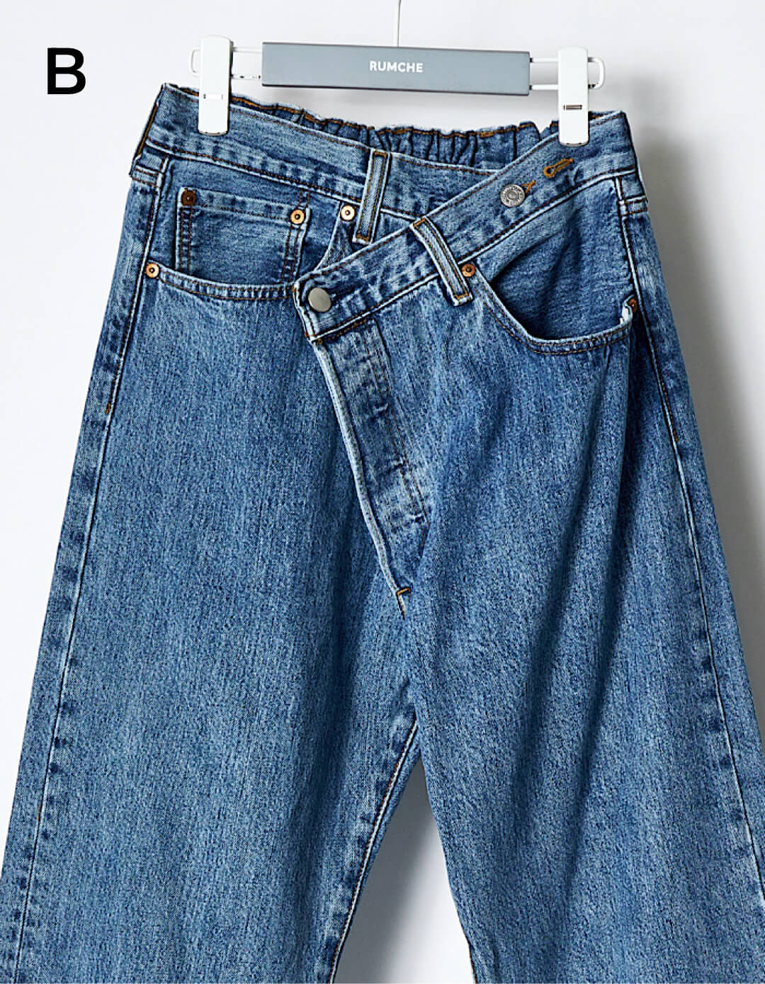 Remake Denim Trousers / medium blue