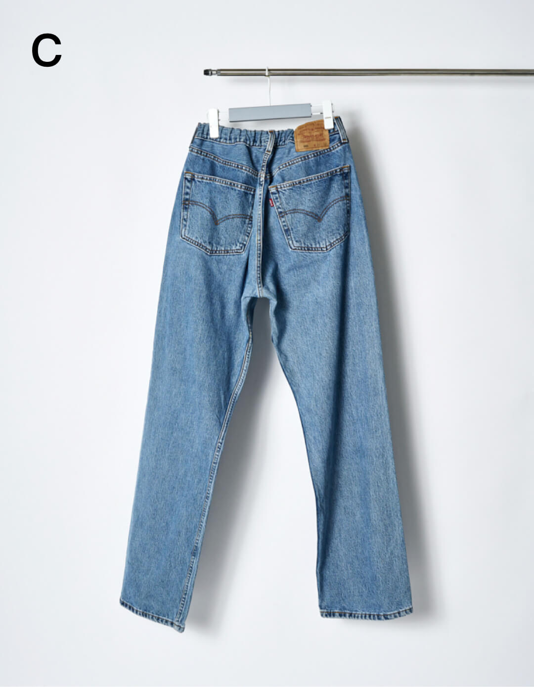 Remake Denim Trousers / medium blue