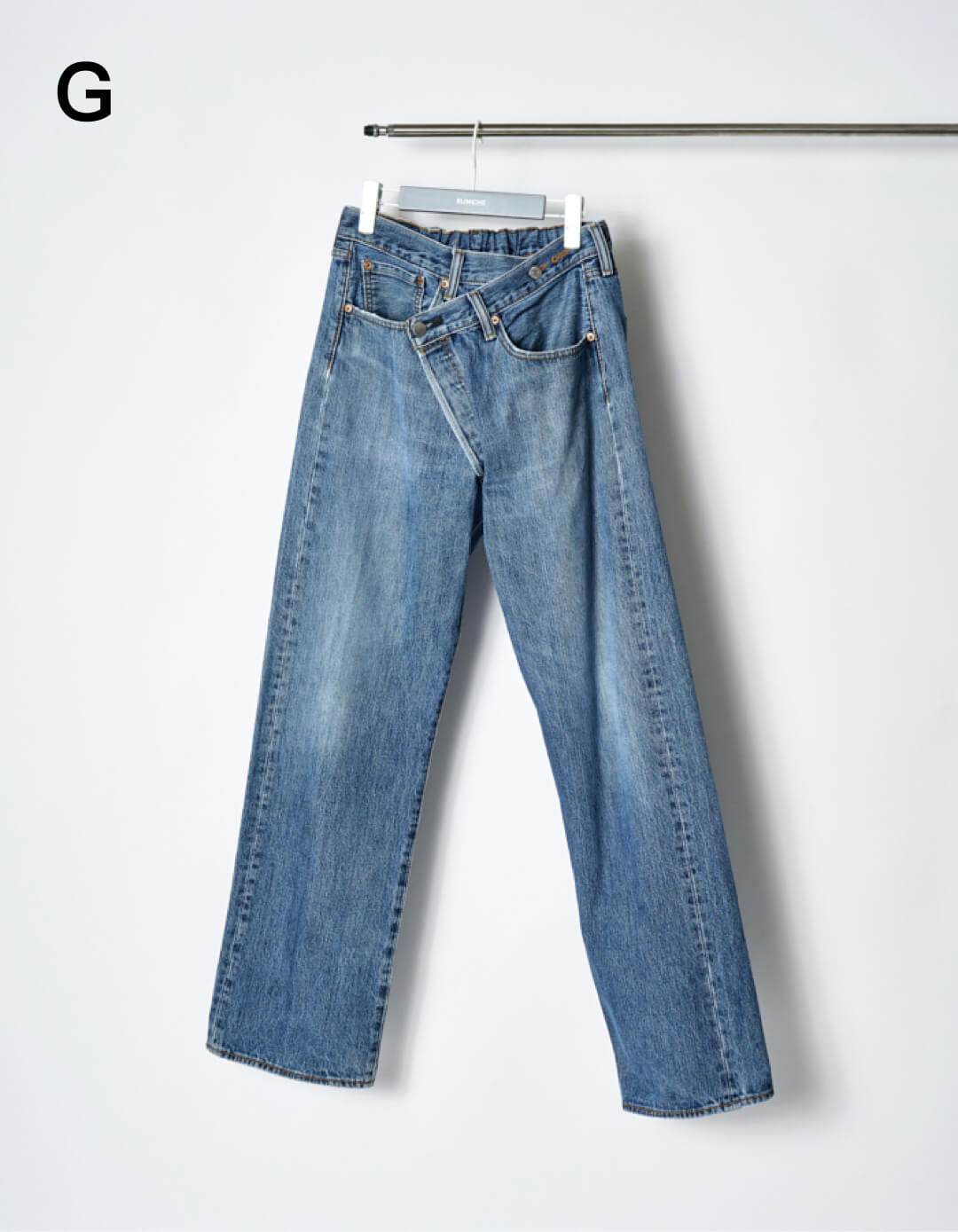 Remake Denim Trousers / medium blue