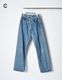 Remake Denim Trousers / medium blue
