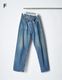 Remake Denim Trousers / medium blue