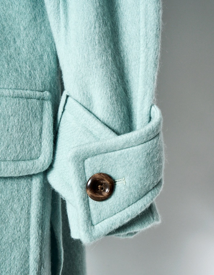 Shaggy River Duffle Coat / mint