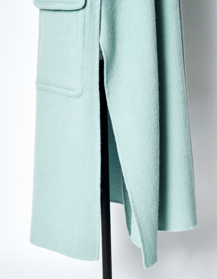 Shaggy River Duffle Coat / mint