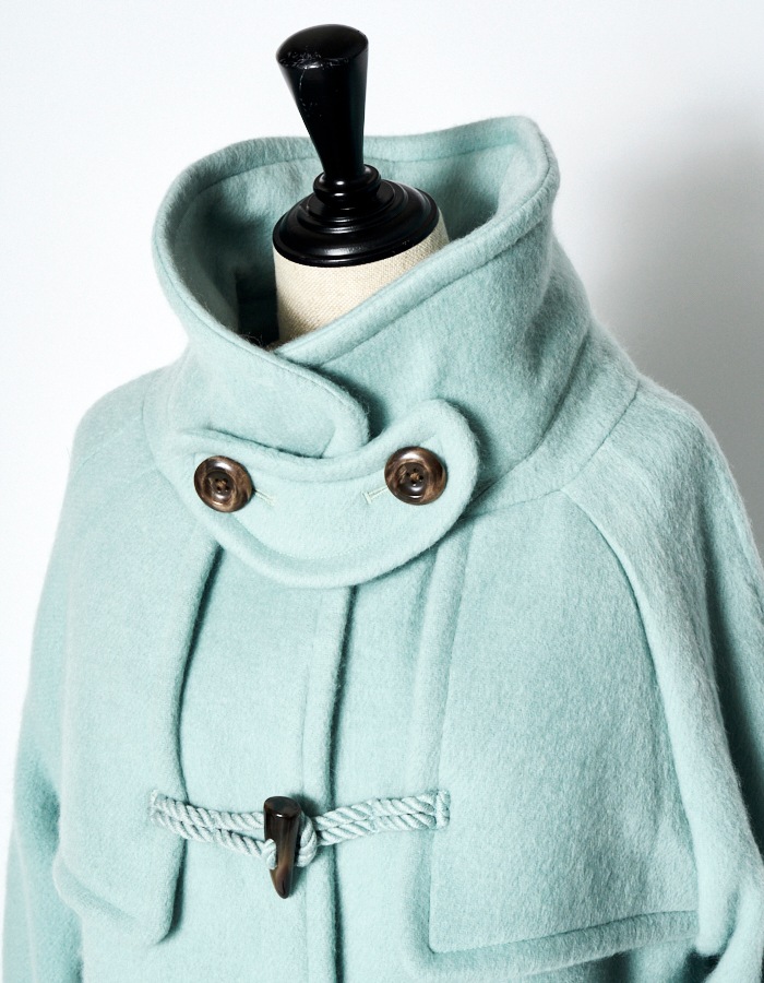 Shaggy River Duffle Coat / mint