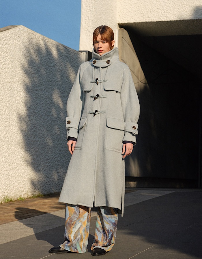 Shaggy River Duffle Coat / mint