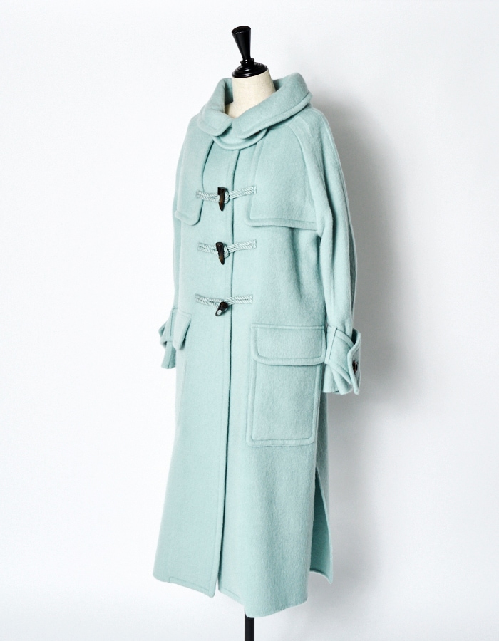 Shaggy River Duffle Coat / mint