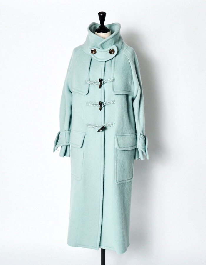 Shaggy River Duffle Coat / mint