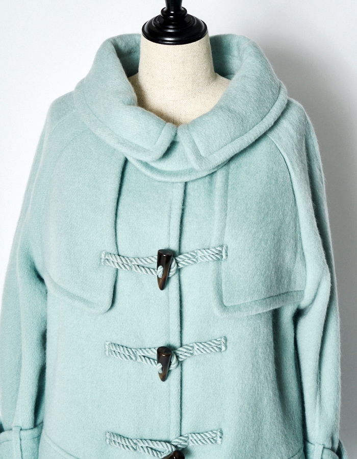 Shaggy River Duffle Coat / mint