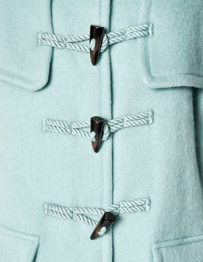 Shaggy River Duffle Coat / mint