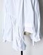 Typewriter Gathered Blouse / white