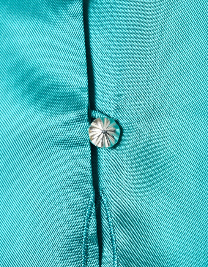 Tapa Pattern Embroidery Shirt / green