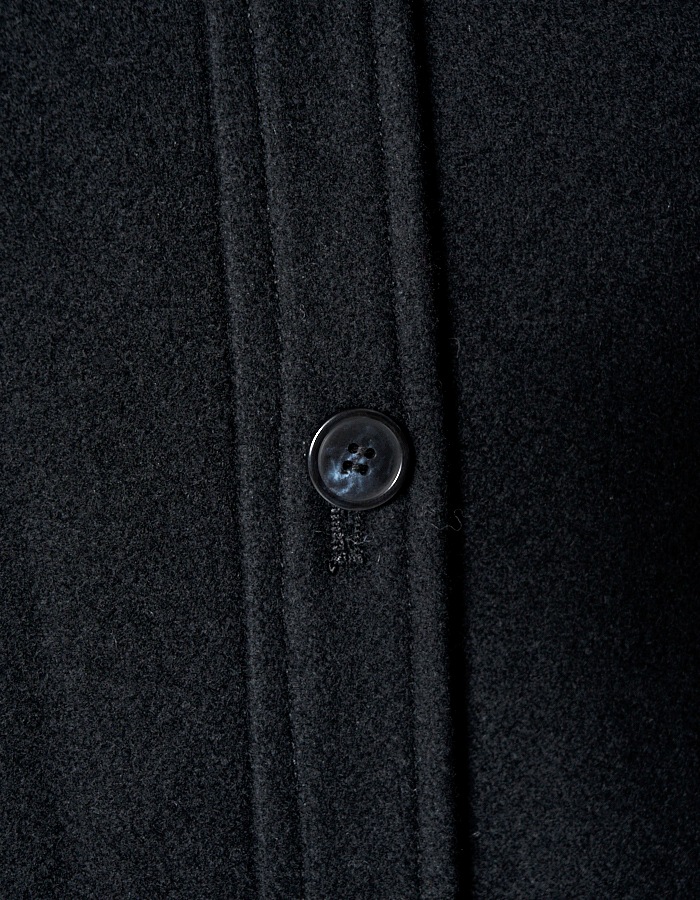 Wool Shirt Jacket / black