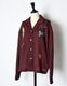 Treasure Embroidery Shirt / bordeaux