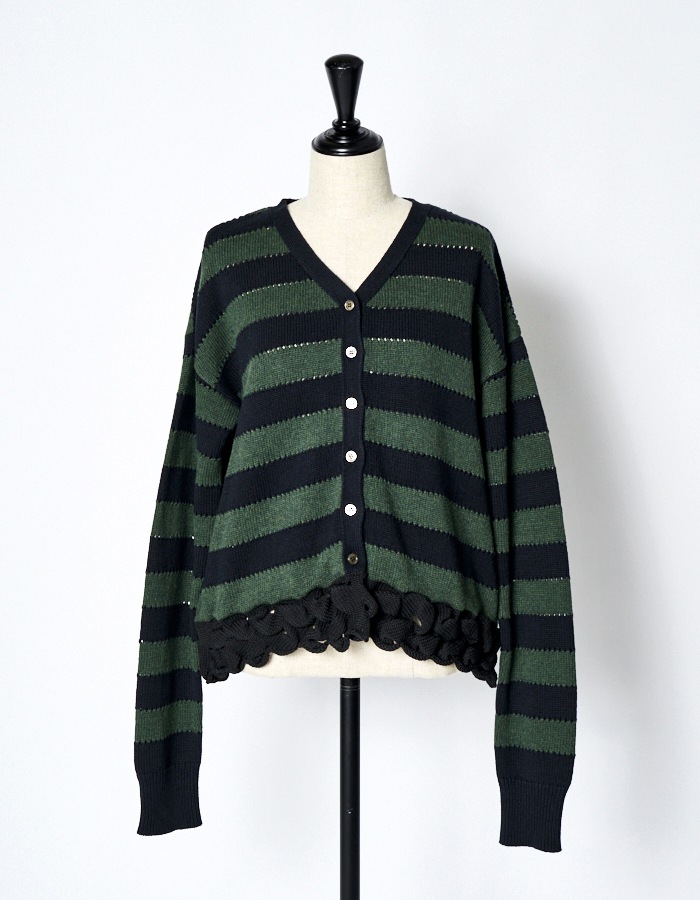 Bond Yarn Cardigan / khaki