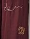 Treasure Embroidery Trousers / bordeaux