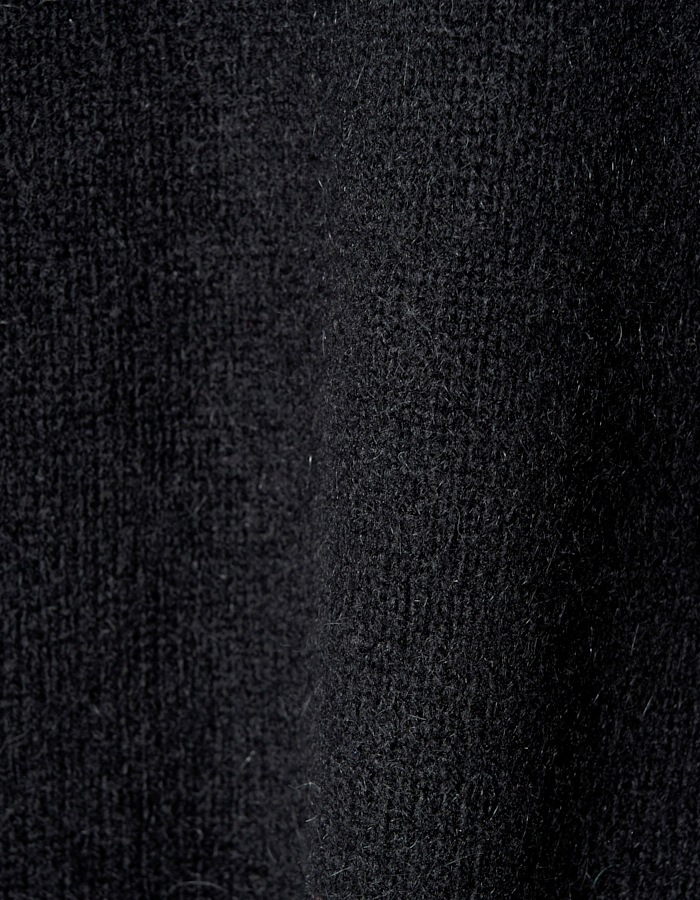 Layered Cardigan / black