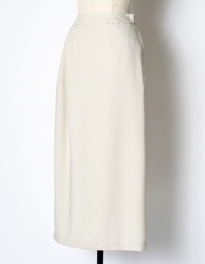 Straight Skirt / beige