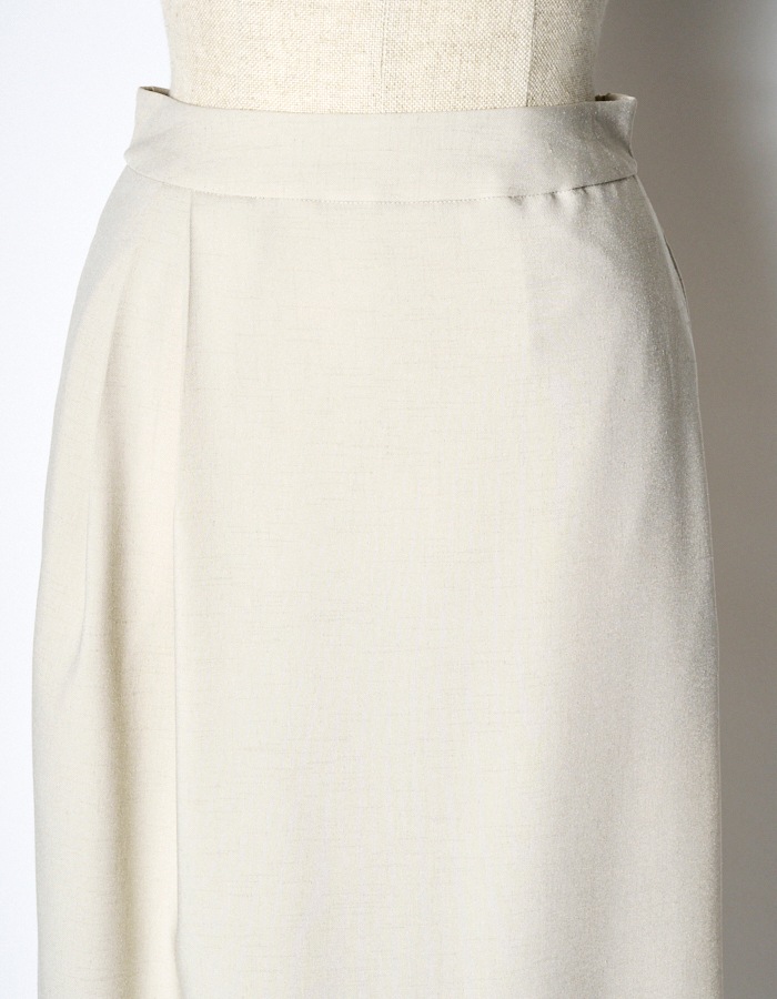 Straight Skirt / beige