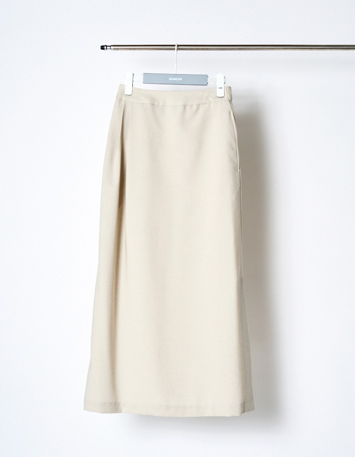 Straight Skirt / beige