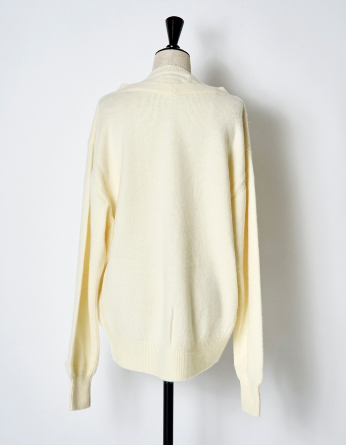 Layered Cardigan / off white