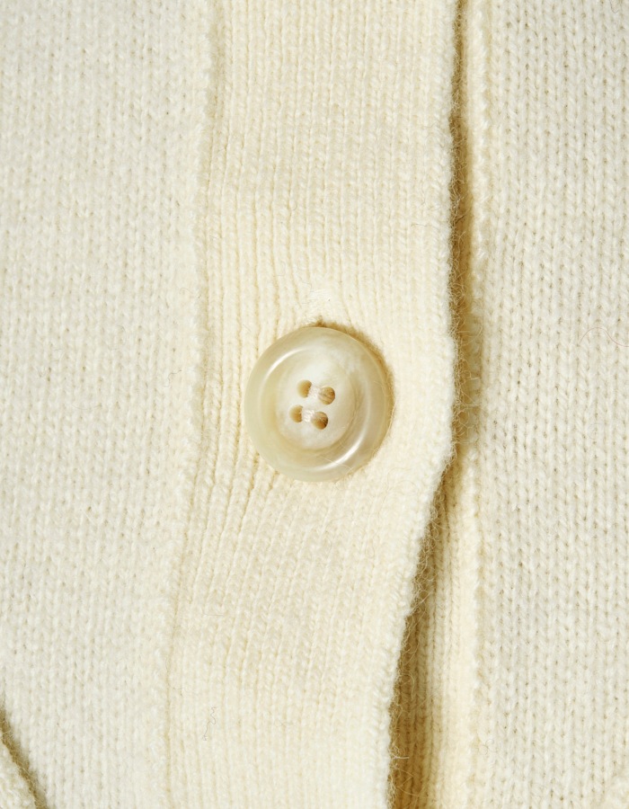 Layered Cardigan / off white