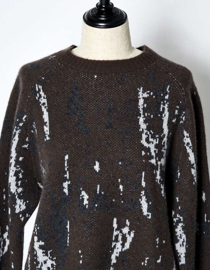 Woodpecker Cashmere Knit / brown