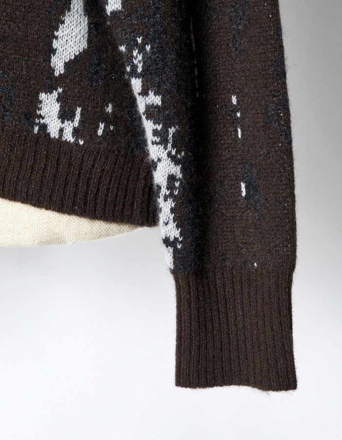 Woodpecker Cashmere Knit / brown