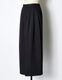 Inverted Pleats Skirt / black