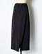 Inverted Pleats Skirt / black