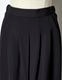 Inverted Pleats Skirt / black