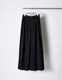 Inverted Pleats Skirt / black