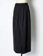 Inverted Pleats Skirt / black