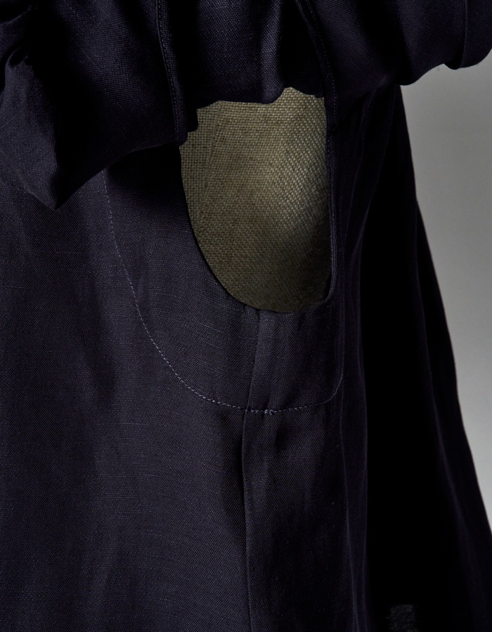 Ballon Sleeve Shirt / black